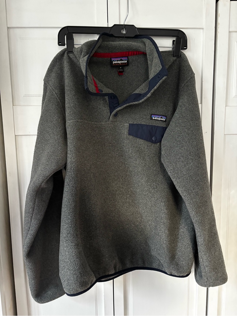 Patagonia Gray Synchilla Fleece Pullover